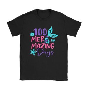100 Days of School 100 Mermazing Days of School Mermaid T-Shirt TS1295