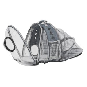 Floofi Expandable Space Capsule Backpack - Model 2 Grey
