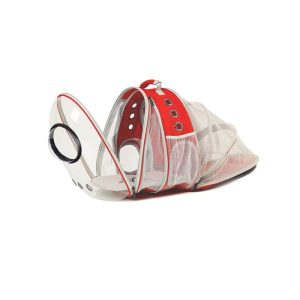 Floofi Expandable Space Capsule Backpack - Model 2 Red