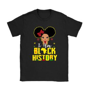 I Am Black History Shirt for Kids Girls Black History Month T-Shirt TS1026