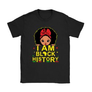 I Am Black History Shirt for Kids Girls Black History Month T-Shirt TS1028