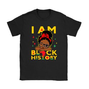 I Am Black History Shirt for Kids Girls Black History Month T-Shirt TS1029