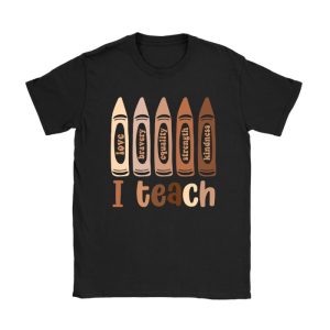 I Teach Black History Month Melanin Afro African Teacher T-Shirt TS1041