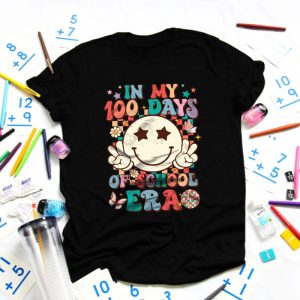 In My 100 Days of School Era Retro Disco 100th Day of School T-Shirt TS1176