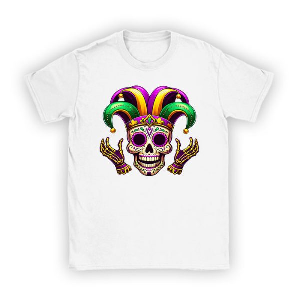 Mardi Gras Costume Sugar Skull Carnival Party Men Women Kid T-Shirt TS1210