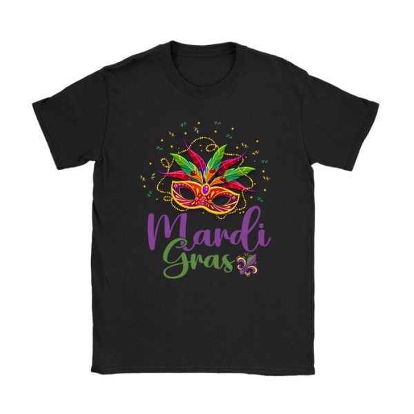 Mardi Gras Shirts For Women Kids Men Beads Mask Feathers Hat T-Shirt TS1259