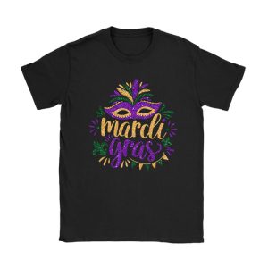 Mardi Gras Shirts For Women Kids Men Beads Mask Feathers Hat T-Shirt TS1260