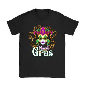 Mardi Gras Shirts For Women Kids Men Beads Mask Feathers Hat T-Shirt TS1262