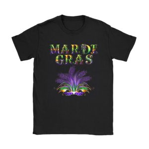Mardi Gras Shirts For Women Kids Men Beads Mask Feathers Hat T-Shirt TS1263