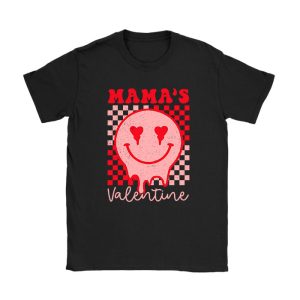 Retro Groovy Mama is My Valentine Cute Heart Boys Girls Kids T-Shirt TS1143