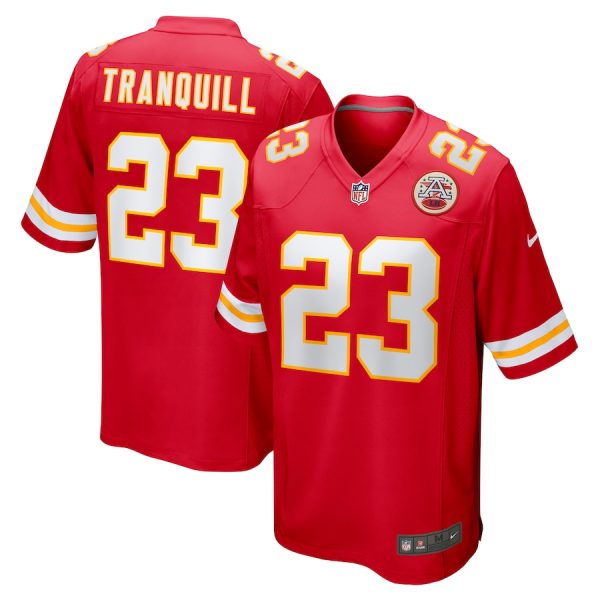 Drue Tranquill Kansas City Chiefs Game Player Jersey - Red