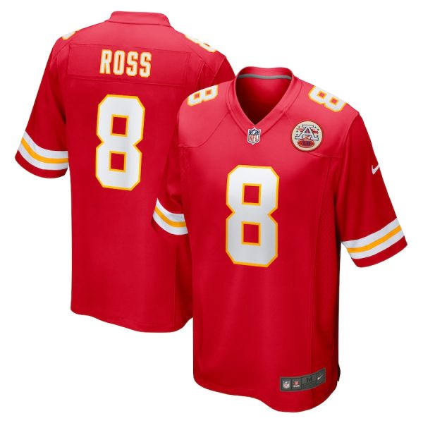 Justyn Ross Kansas City Chiefs Home Game Player Jersey - Red