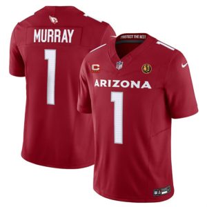 Men Arizona Cardinals #1 Kyler Murray Red 2023 F.U.S.E. With 4-Star C Patch And John Madden Patch Vapor Limited Football Stitched Jersey