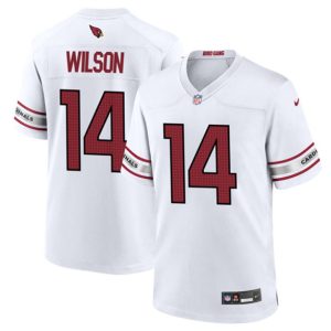 Men Arizona Cardinals #14 Michael Wilson White Stitched Football Game Jersey