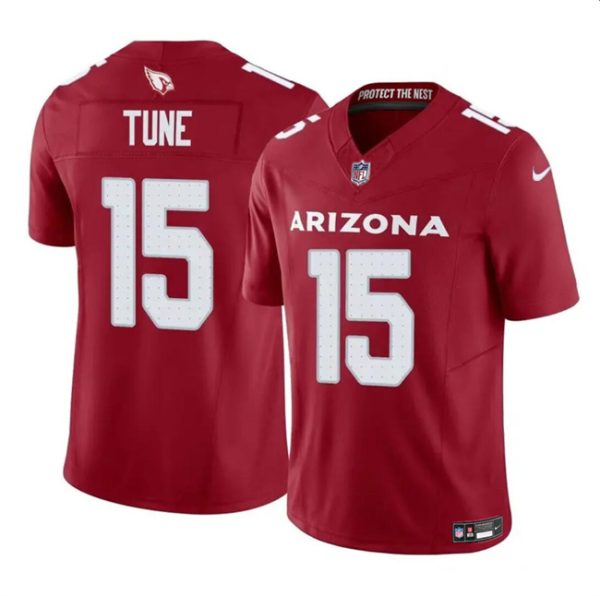 Men Arizona Cardinals #15 Clayton Tune Red 2023 F.U.S.E. Vapor Untouchable Limited Football Stitched Jersey