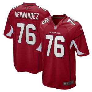 Men Arizona Cardinals #76 Will Hernandez Red Limited Stitched Jersey