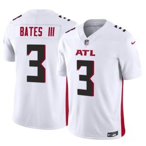 Men Atlanta Falcons #3 Jessie Bates III White 2023 F.U.S.E. Vapor Untouchable Limited Football Stitched Jersey