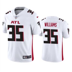 Men Atlanta Falcons #35 Avery Williams White Vapor Untouchable Stitched Football Jersey