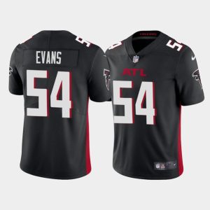 Men Atlanta Falcons #54 Rashaan Evans Black Vapor Untouchable Stitched Football Jersey