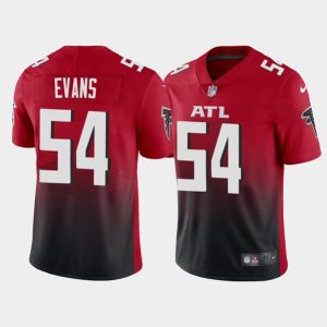 Men Atlanta Falcons #54 Rashaan Evans Red Vapor Untouchable Stitched Football Jersey