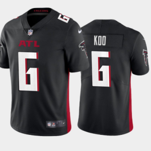 Men Atlanta Falcons #6 Younghoe Koo New Black Vapor Untouchable Limited Stitched Jersey