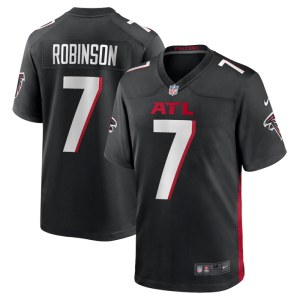 Men Atlanta Falcons #7 Bijan Robinson Black Stitched Football Game Jersey