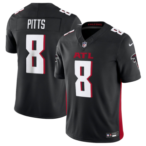 Men Atlanta Falcons #8 Kyle Pitts Black 2023 F.U.S.E. Vapor Untouchable Limited Stitched Football Jersey