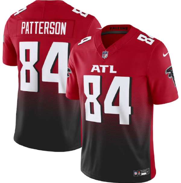 Men Atlanta Falcons #84 Cordarrelle Patterson Red/Black 2023 F.U.S.E. Vapor Untouchable Limited Football Stitched Jersey