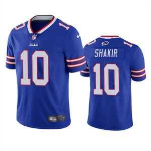 Men Buffalo Bills #10 Khalil Shakir Blue Vapor Untouchable Limited Stitched Jersey