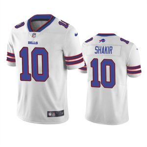 Men Buffalo Bills #10 Khalil Shakir White Vapor Untouchable Limited Stitched Jersey