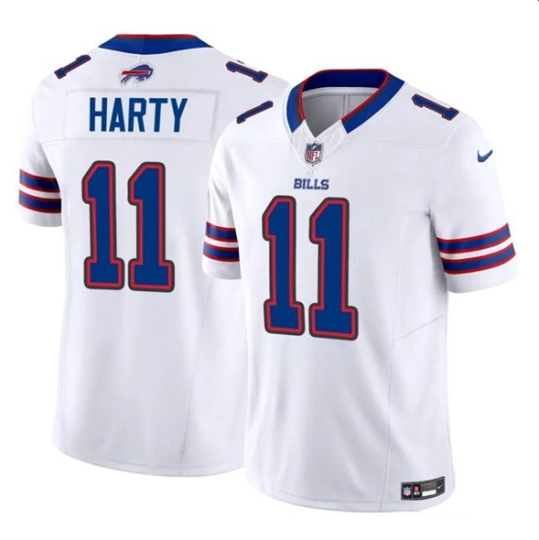 Men Buffalo Bills #11 Deonte Harty White 2023 F.U.S.E. Vapor Untouchable Limited Football Stitched Jersey