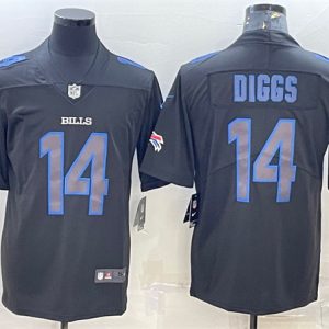 Men Buffalo Bills #14 Stefon Diggs Black 2018 Impact Limited Stitched Jersey