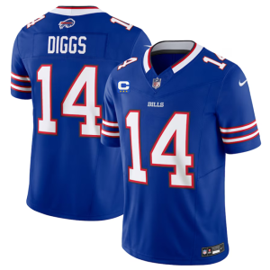 Men Buffalo Bills #14 Stefon Diggs Blue 2023 F.U.S.E. With 4-Star C Patch Vapor Untouchable Limited Football Stitched Jersey