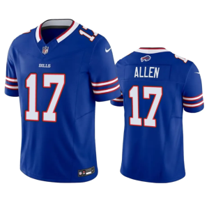 Men Buffalo Bills #17 Josh Allen Blue 2023 F.U.S.E. Vapor Untouchable Limited Stitched Jersey