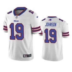 Men Buffalo Bills #19 KeeSean Johnson White Vapor Untouchable Limited Stitched Jersey