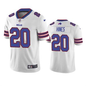 Men Buffalo Bills #20 Nyheim Hines White Vapor Untouchable Limited Stitched Jersey