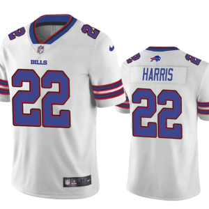 Men Buffalo Bills #22 Damien Harris White Vapor Untouchable Limited Stitched Jersey