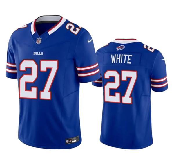 Men Buffalo Bills #27 Tre'Davious White Blue 2023 F.U.S.E. Vapor Untouchable Limited Stitched Jersey