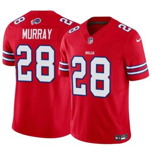 Men Buffalo Bills #28 Latavius Murray Red 2023 F.U.S.E. Vapor Untouchable Limited Football Stitched Jersey