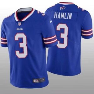 Men Buffalo Bills #3 Damar Hamlin Blue Vapor Untouchable Limited Stitched Jersey