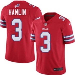 Men Buffalo Bills #3 Damar Hamlin Red Vapor Untouchable Limited Stitched Jersey