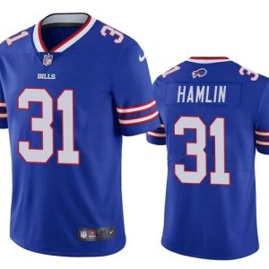 Men Buffalo Bills #31 Damar Hamlin Blue Vapor Untouchable Limited Stitched Jersey