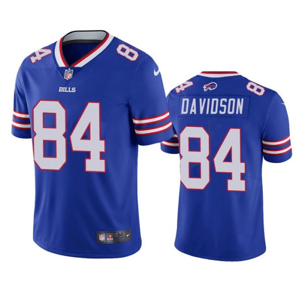 Men Buffalo Bills #84 Zach Davidson Blue Vapor Untouchable Limited Stitched Jersey