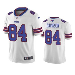 Men Buffalo Bills #84 Zach Davidson White Vapor Untouchable Limited Stitched Jersey