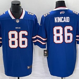 Men Buffalo Bills #86 Dalton Kincaid Blue Vapor Untouchable Limited Football Stitched Jersey