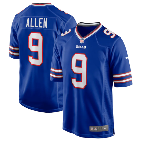 Men Buffalo Bills #9 Kyle Allen Blue Stitched Game Jersey