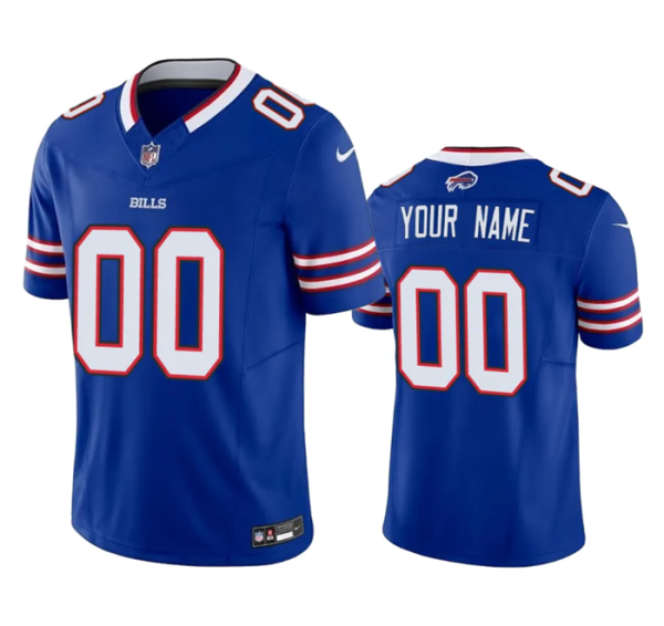 Men Buffalo Bills Active Player Custom Blue 2023 F.U.S.E. Vapor Untouchable Limited Stitched Jersey