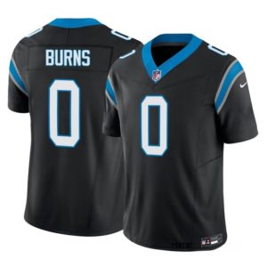 Men Carolina Panthers #0 Brian Burns Black 2023 F.U.S.E. Vapor Untouchable Football Stitched Jersey