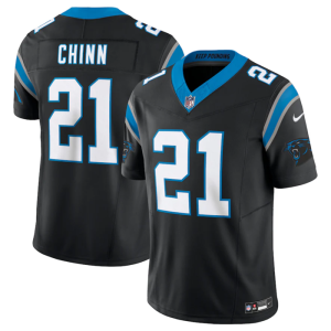 Men Carolina Panthers #21 Jeremy Chinn Black 2023 F.U.S.E. Vapor Untouchable Stitched Football Jersey