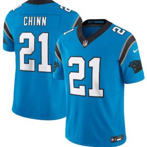 Men Carolina Panthers #21 Jeremy Chinn Blue 2023 F.U.S.E. Vapor Untouchable Stitched Football Jersey